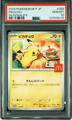 PSA 10 Pikachu {020/028} - McDonald's Promo - Japanese Graded Card