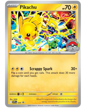 Pikachu - SV Black Star Promo 225 (World Championship 2025)